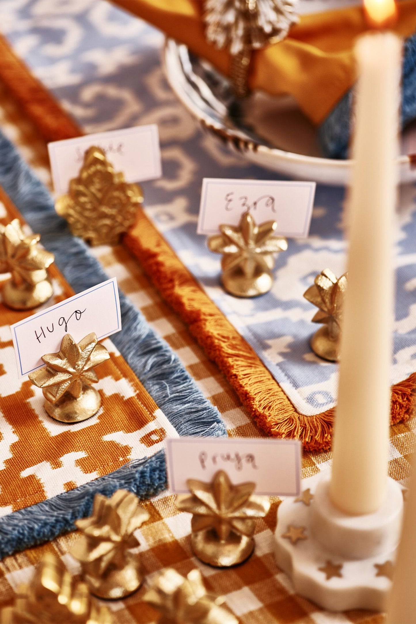Gold Star Card Holders Set of Four