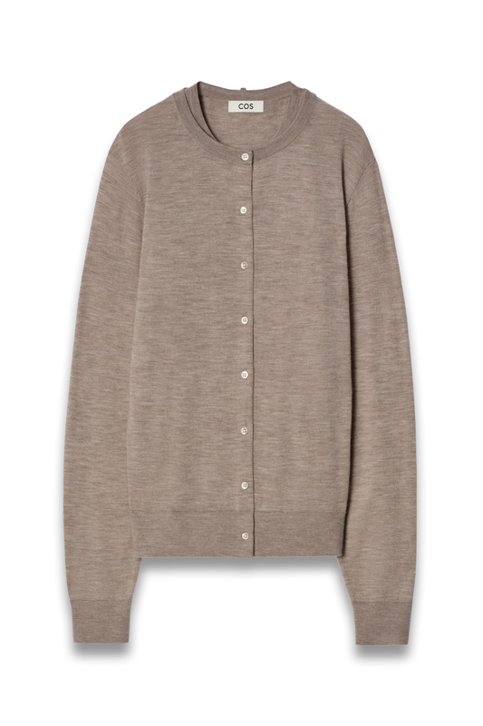 Layered Fine Cashmere Cardigan