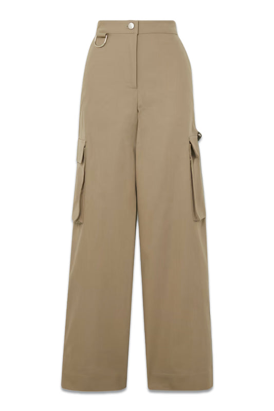 Tima Organic Cotton-Canvas Straight-Leg Cargo Pants