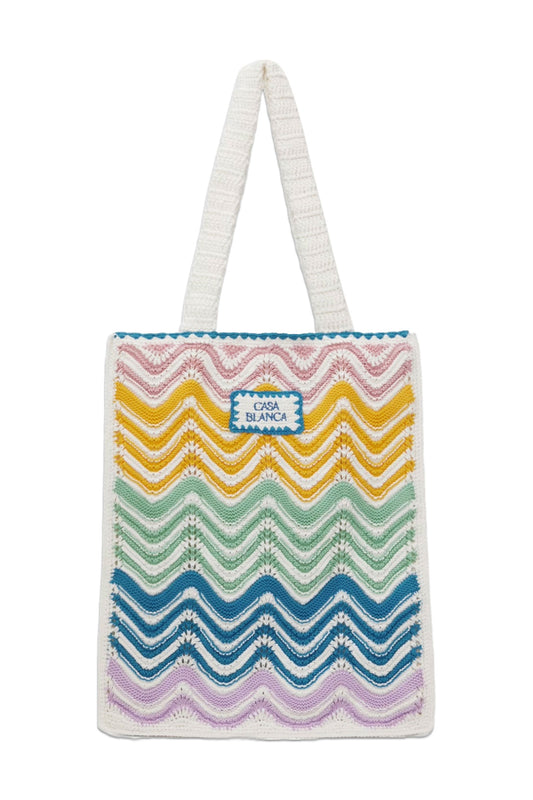 Multicolor Wave Tote