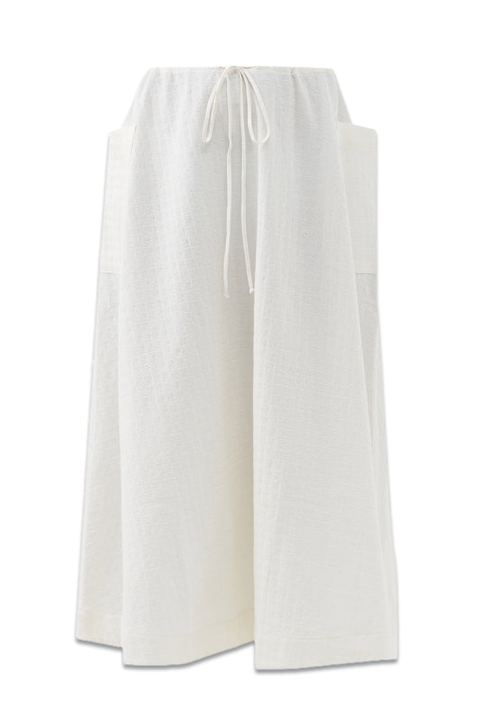 Sol Organic-cotton Midi Skirt