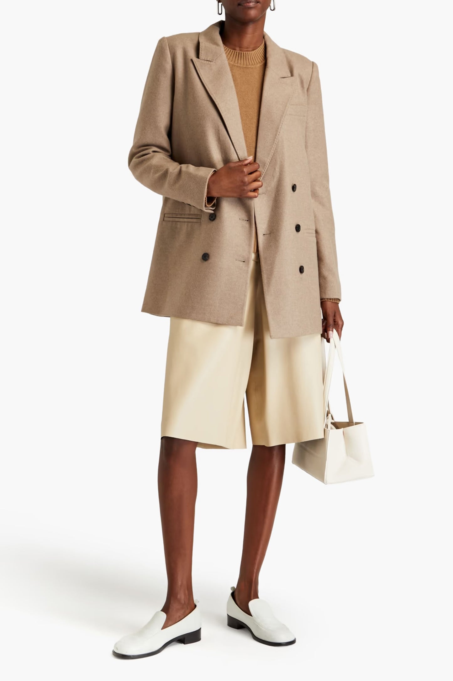 Double-breasted Wool and Cashmere-blend Blazer