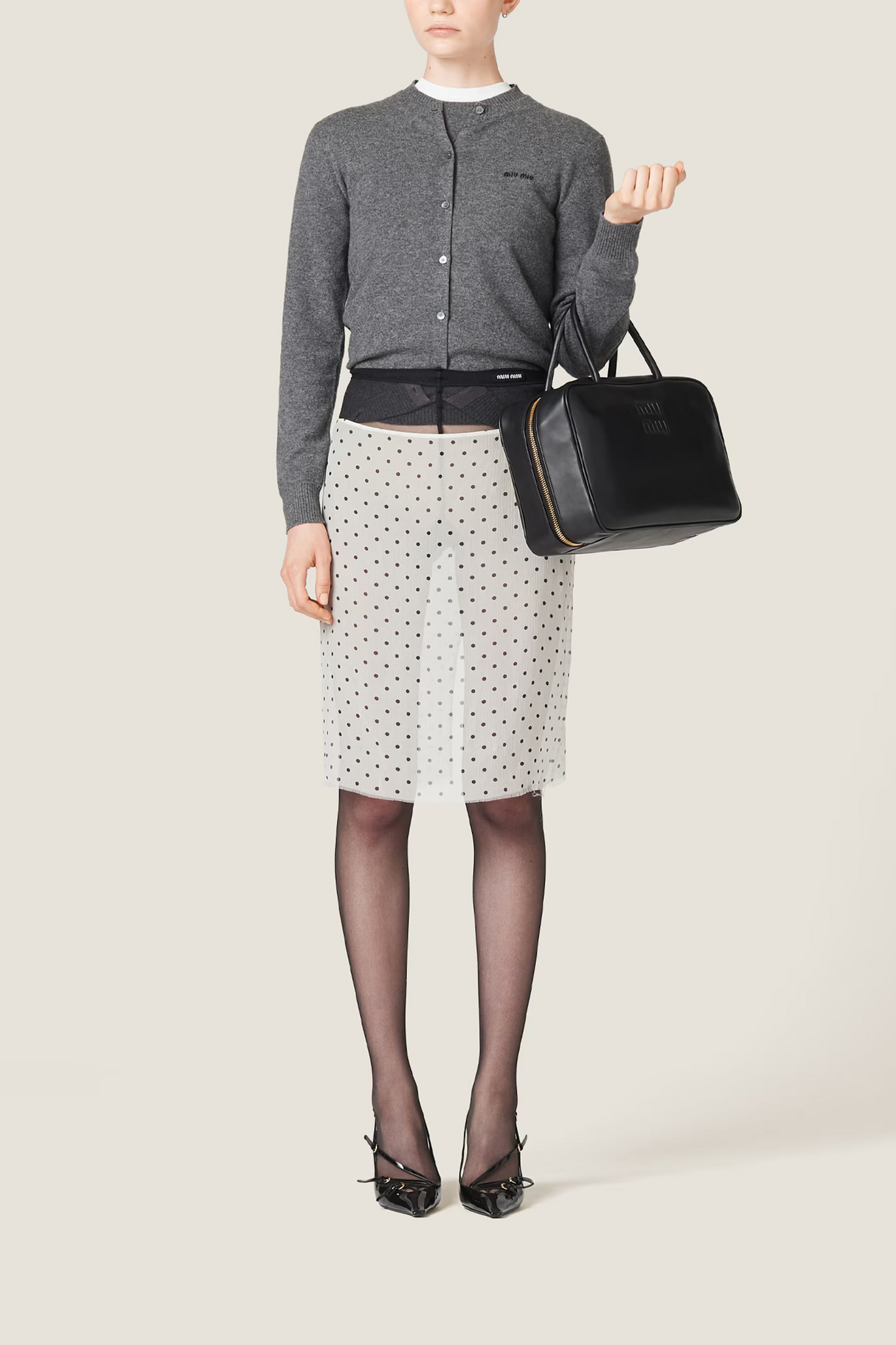 Cashmere-knit Cardigan