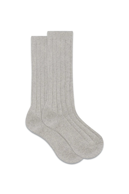 Ribbed Cashmere-blend Socks