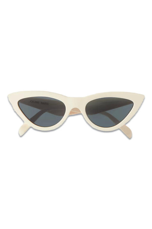 Cat-eye Acetate Sunglasses Ivory