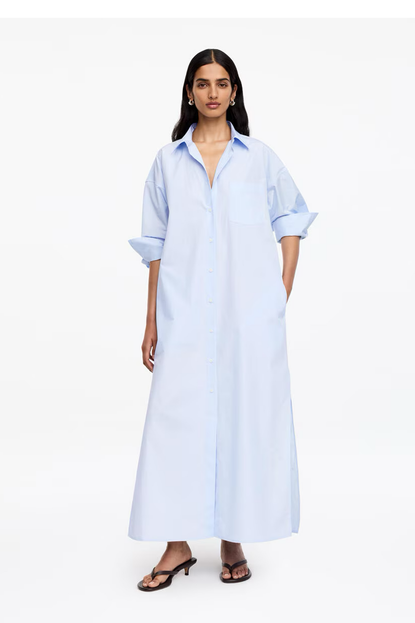 Cotton Shirt Dress
