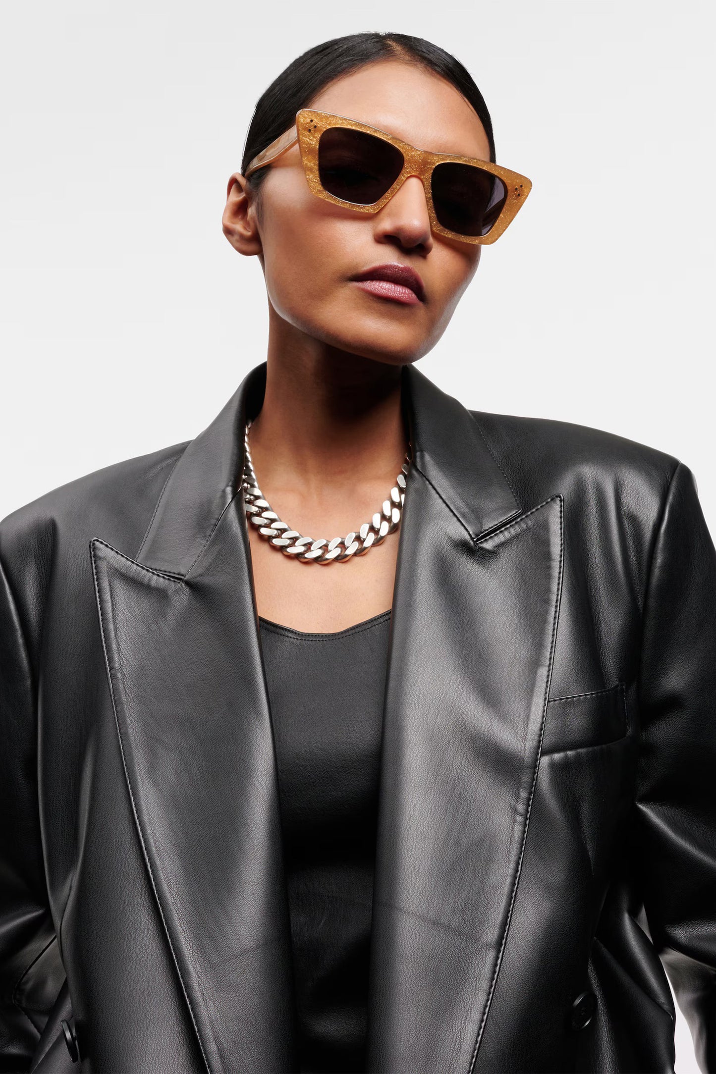 Bold 3 Dots Cat-eye Sunglasses