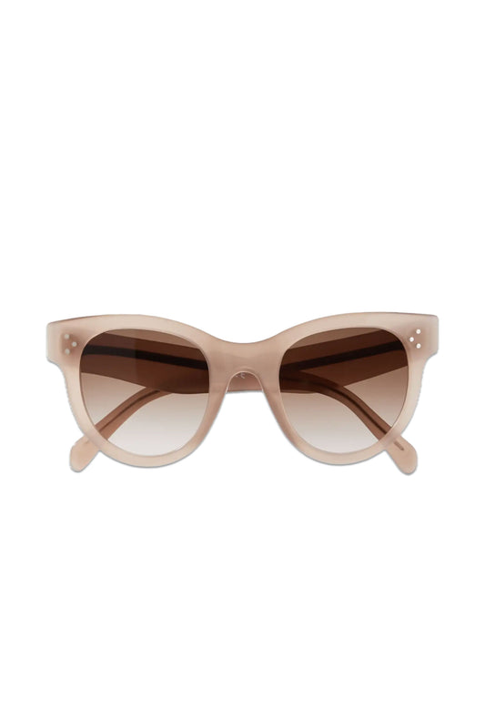 Round-Frame Acetate Sunglasses