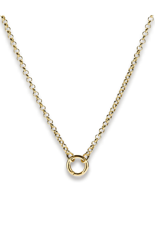 Rolo Chain Charm Necklace