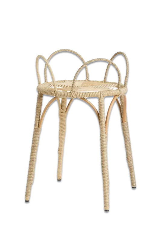 Rattan Effect Plant Stand