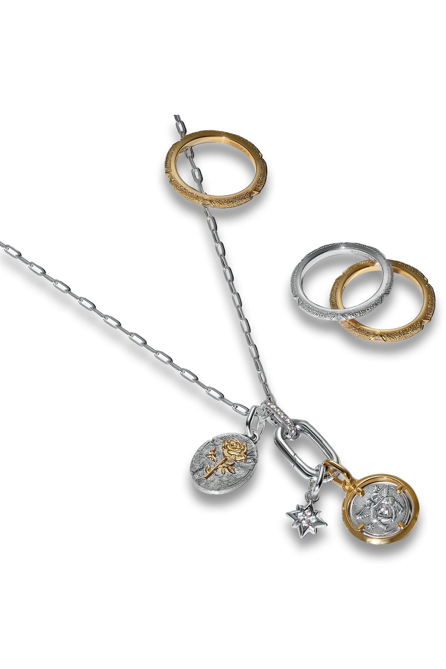 Openable Link Pendant Necklace