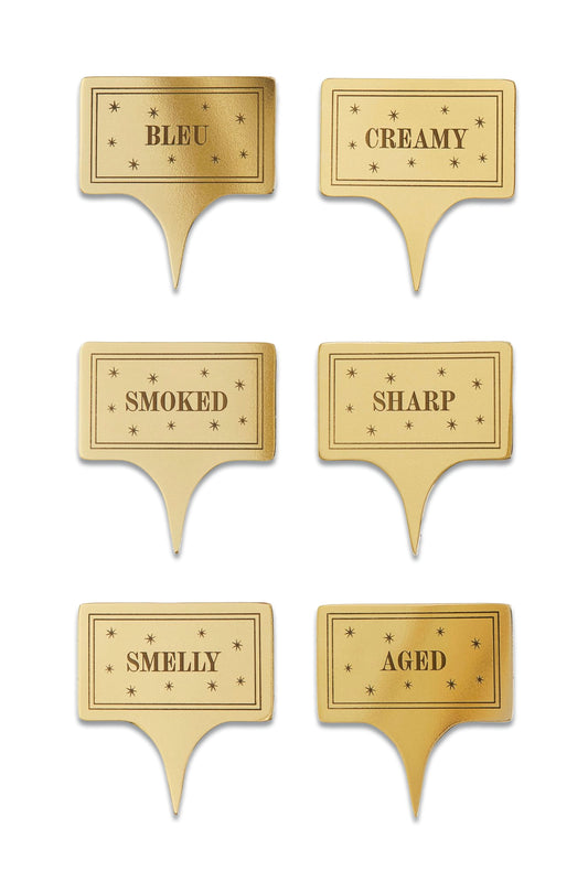 6-pack Metal Cheese Markers