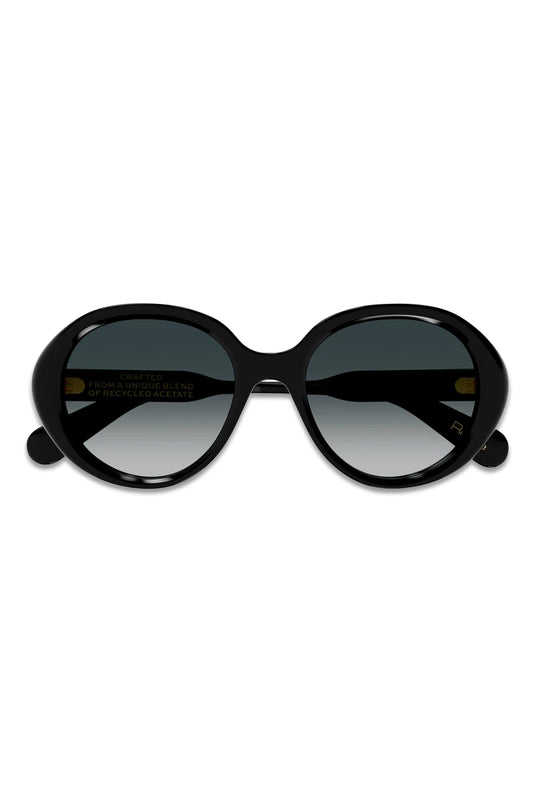 Gayia round sunglasses black