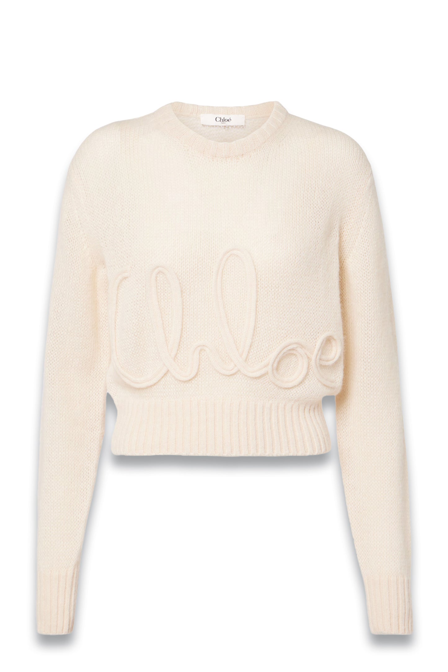 Logo Alpaca And Silk Sweater
