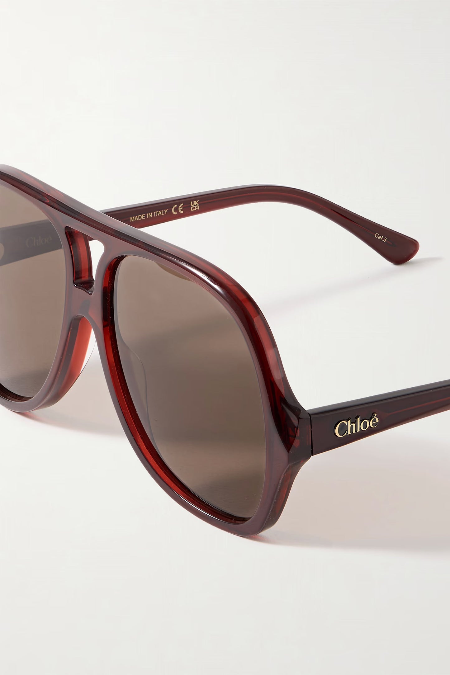 Salomé Aviator-style Acetate Sunglasses