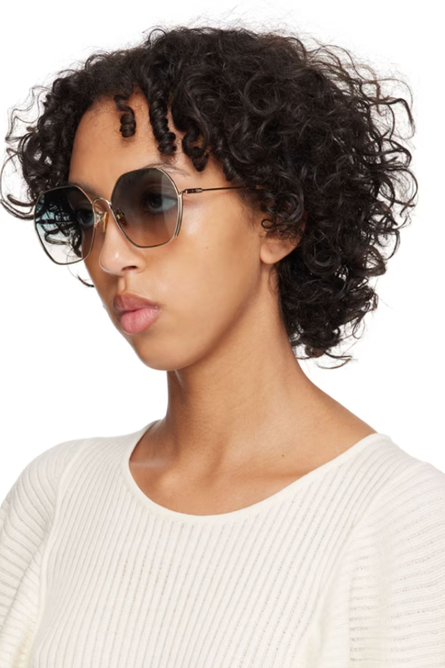 Gold Elys Sunglasses