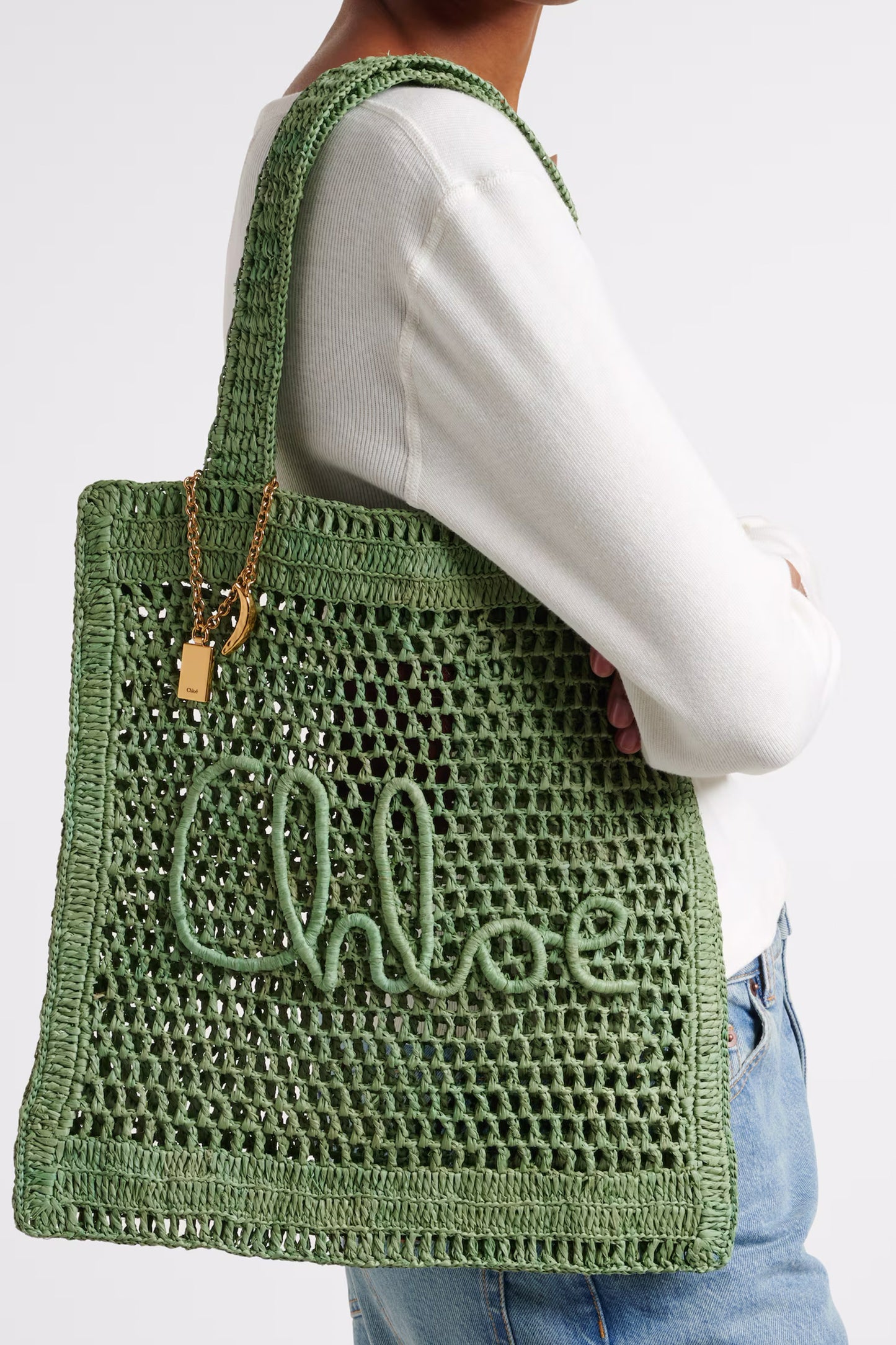 Summer Banana Braided Tote Bag