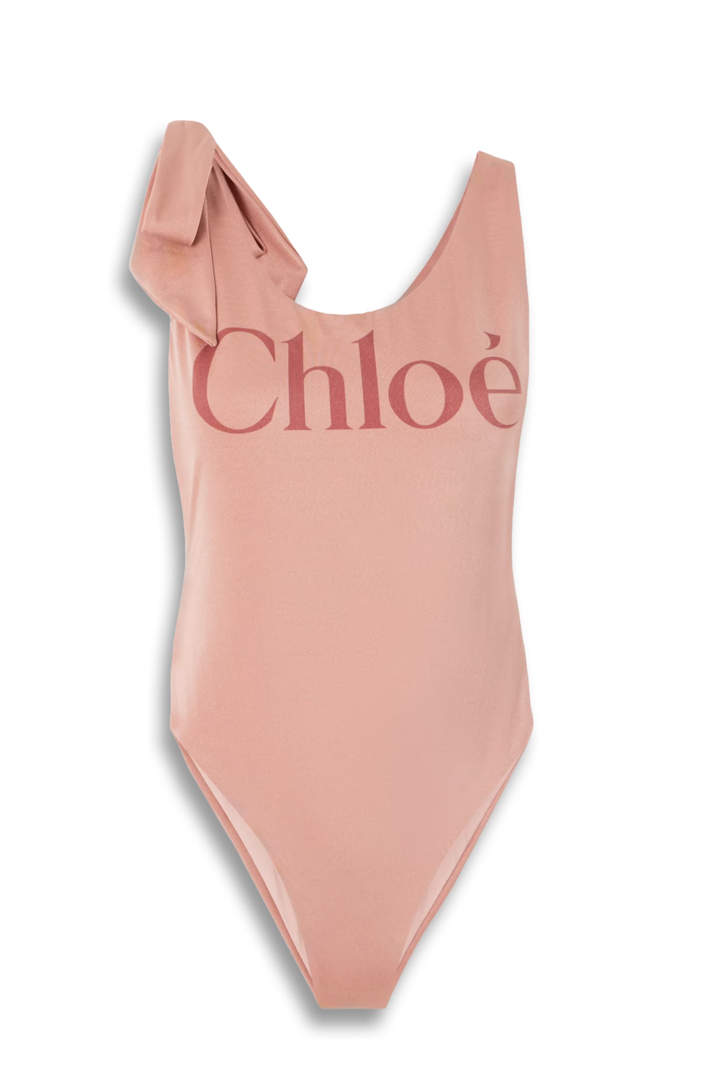 Tie-Detailed Printed Swimsuit
