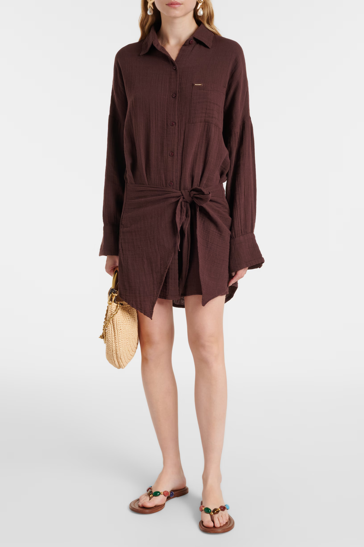 Sara Cotton Shirt Dress