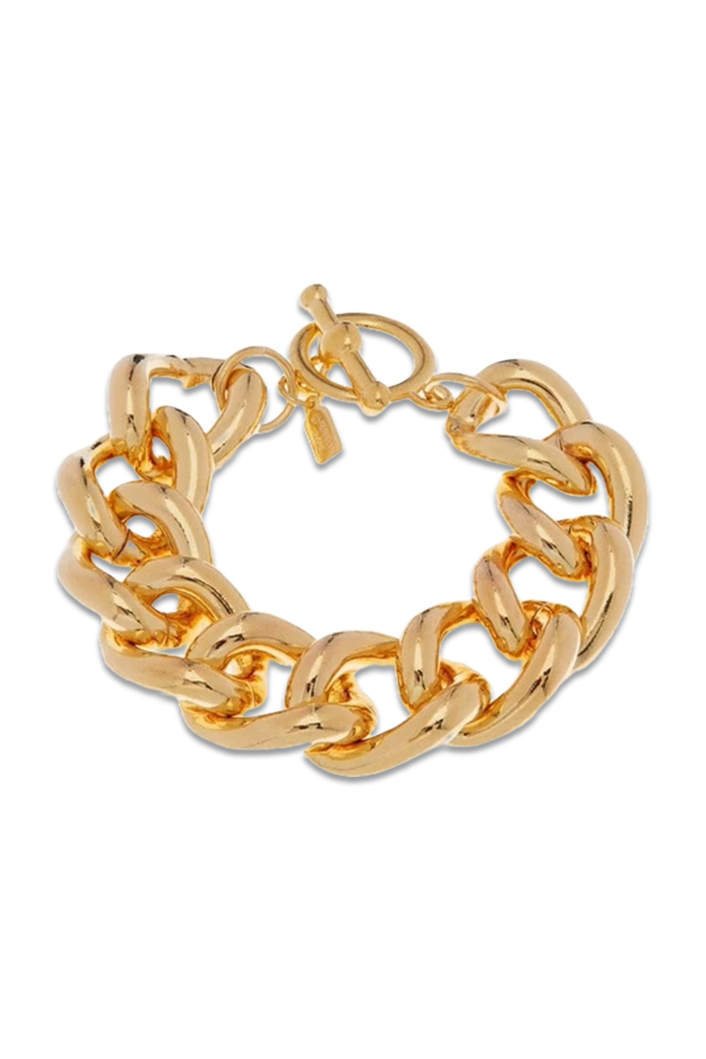 Gold-Plated Chunky Chain Bracelet