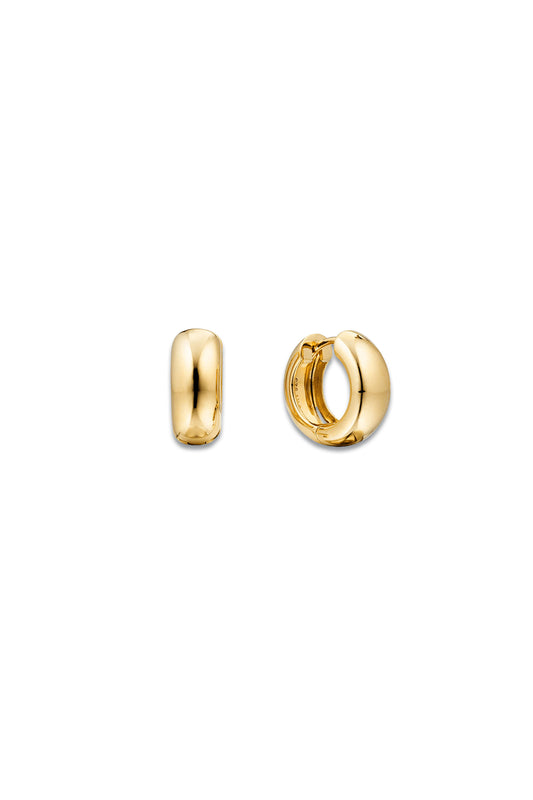 Chunky Medium Hoops Gold Vermeil