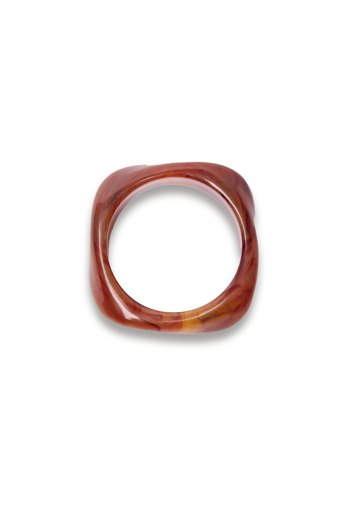 Brown Irregular Chunky Bangle