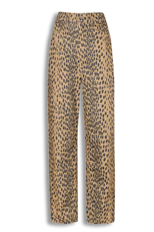 Neutral Animal Spot Barrel Leg Jean