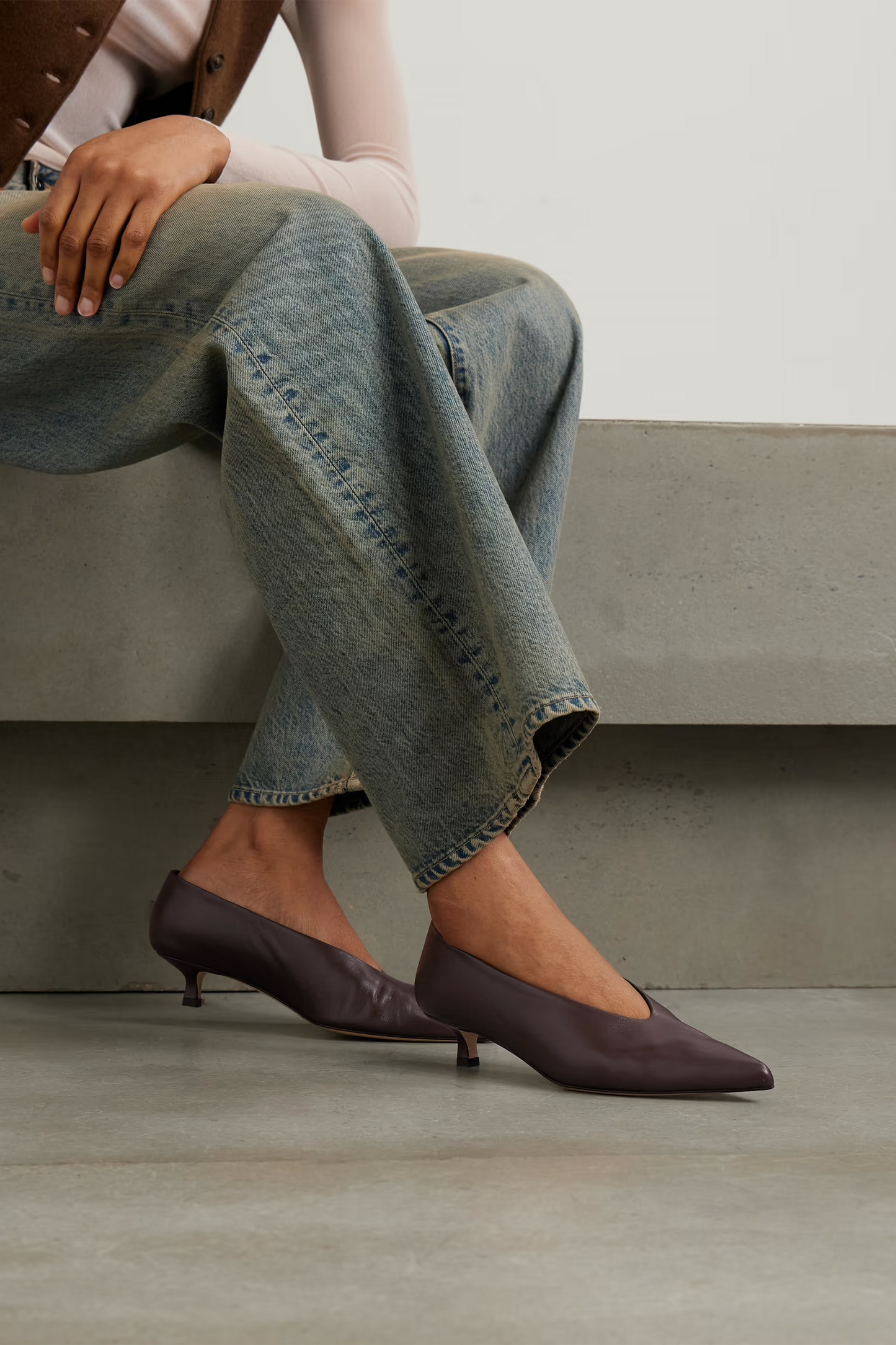 Clara Leather Pumps