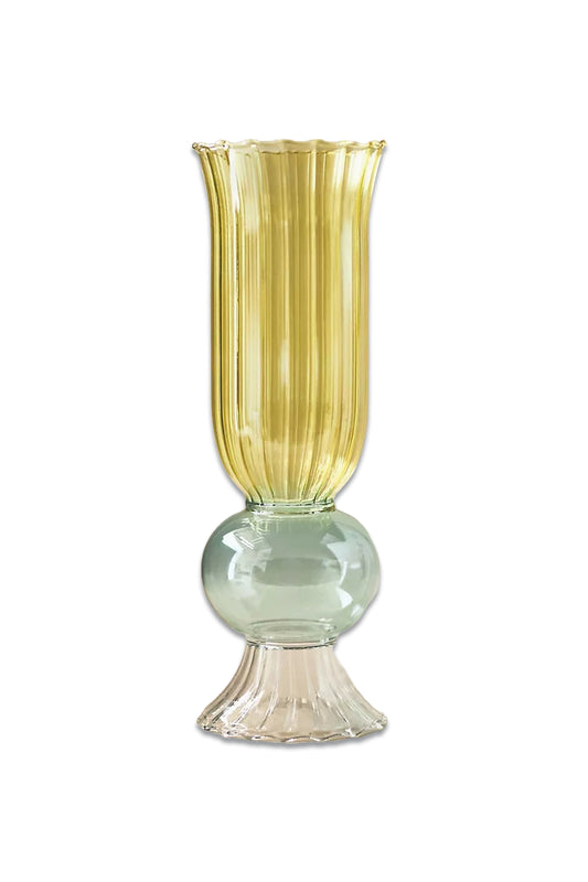 Claudia Pleated Glass Vase