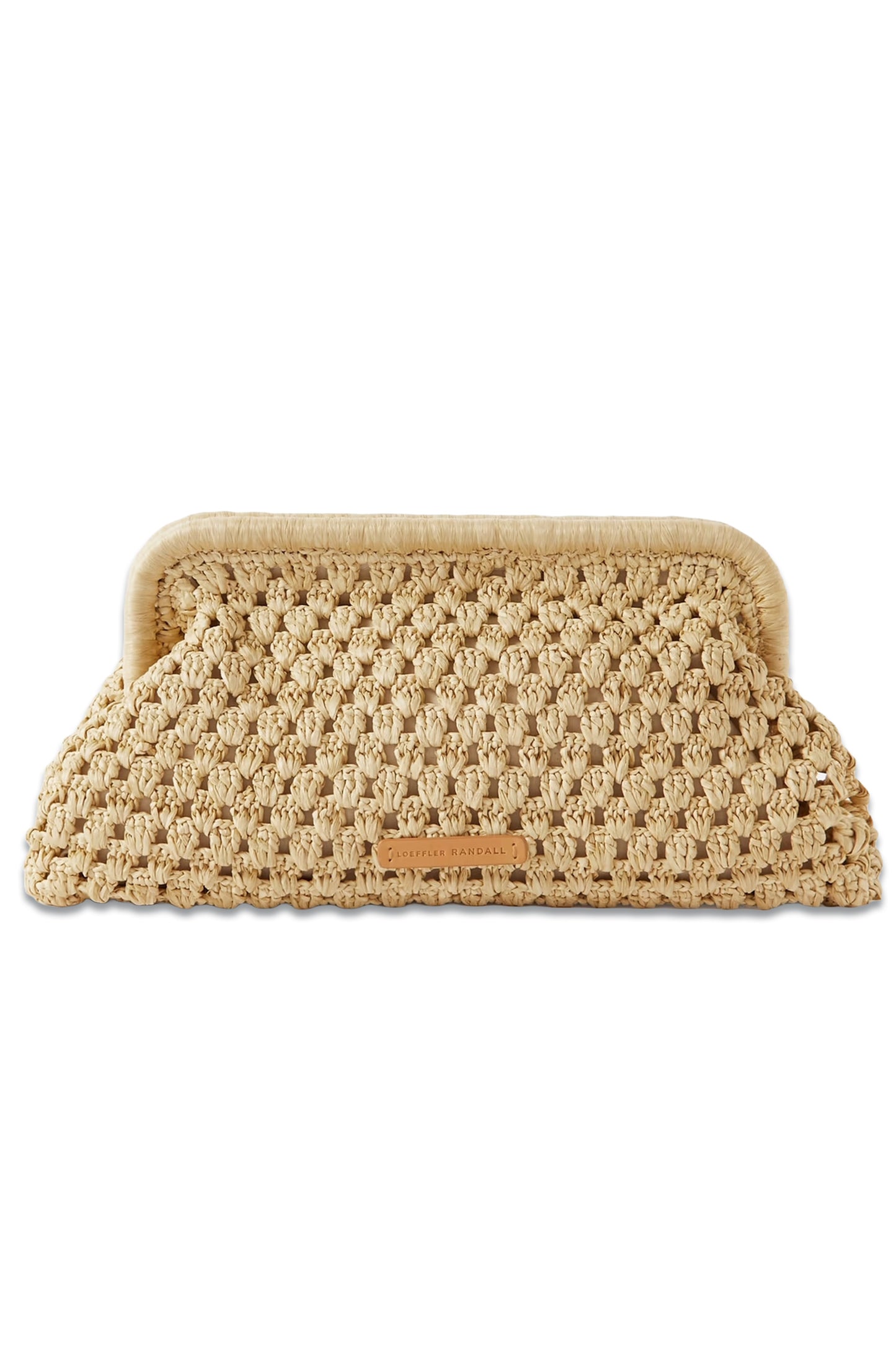 Trudie Raffia Clutch