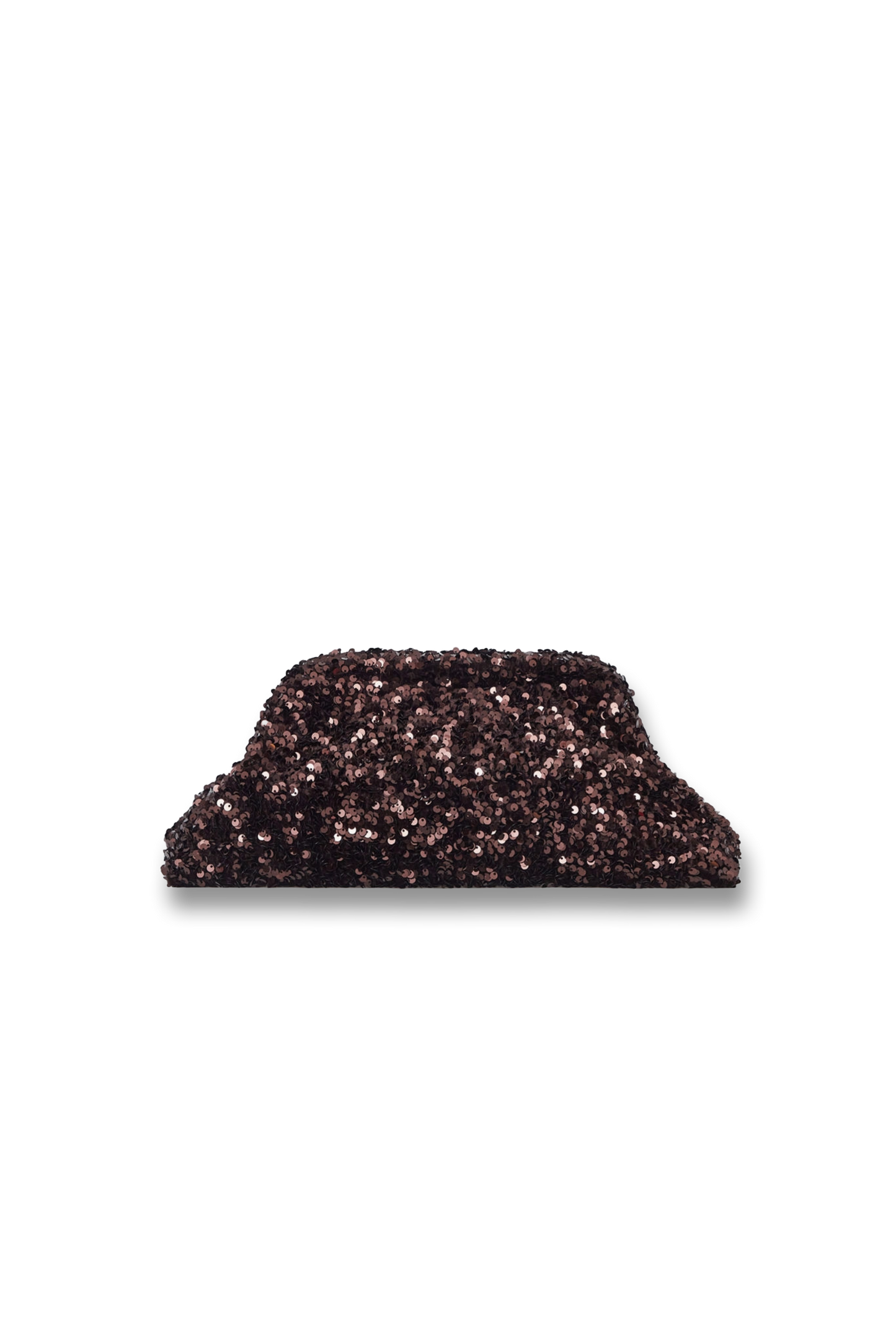 Oversized Sequinned Framed Clutch