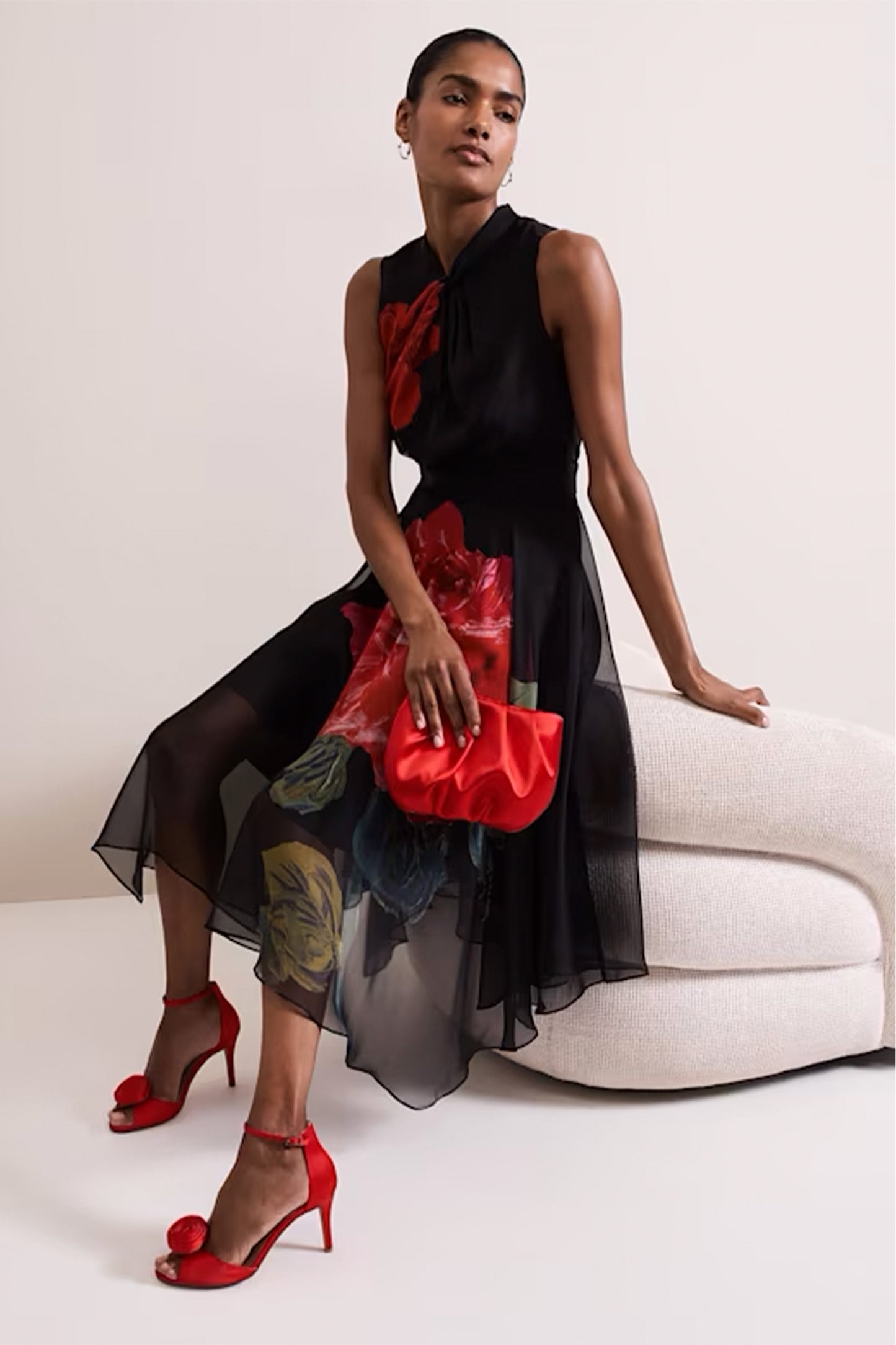 Red Satin Bag