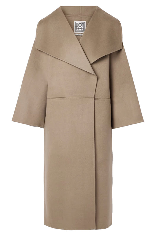 Wool and Cashmere-Blend Coat