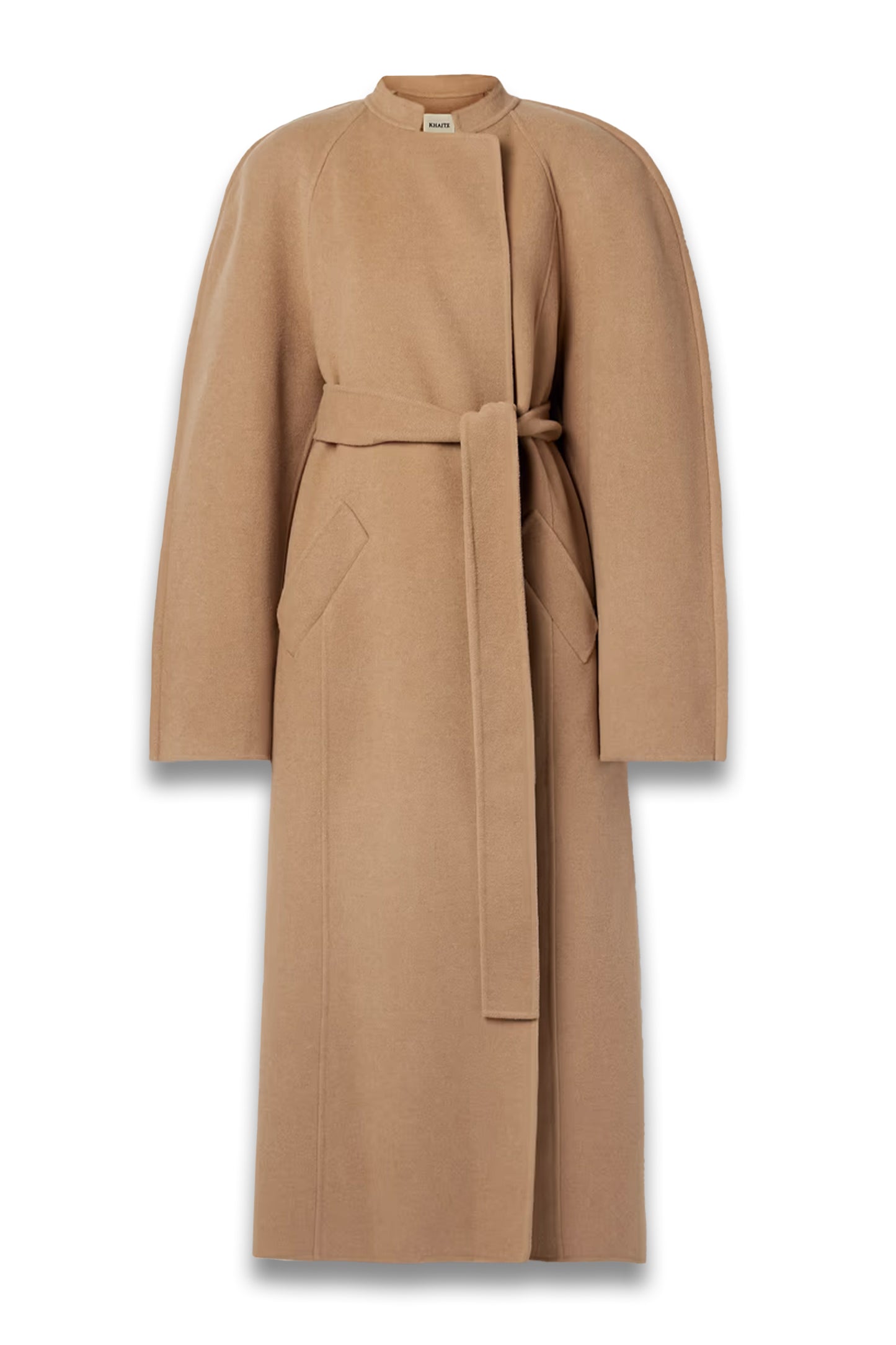 Rothen oversized belted wool coat