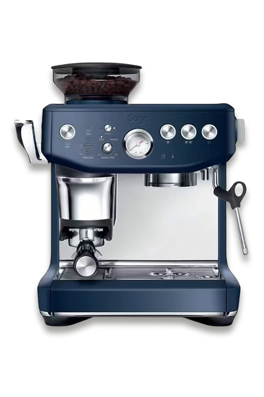 The Barista Express™ Impress Luxe Coffee Machine, Damson Blue