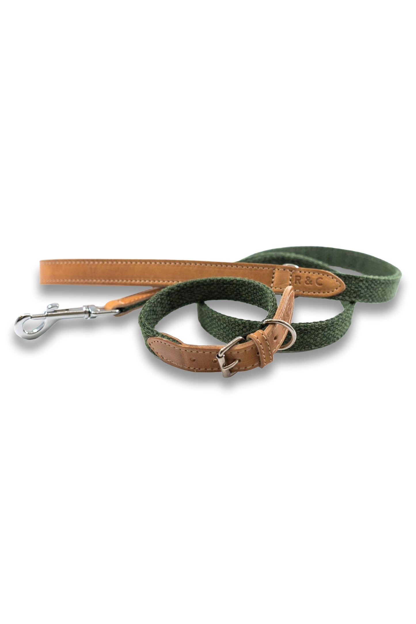 Fabric & Leather Lead Collar