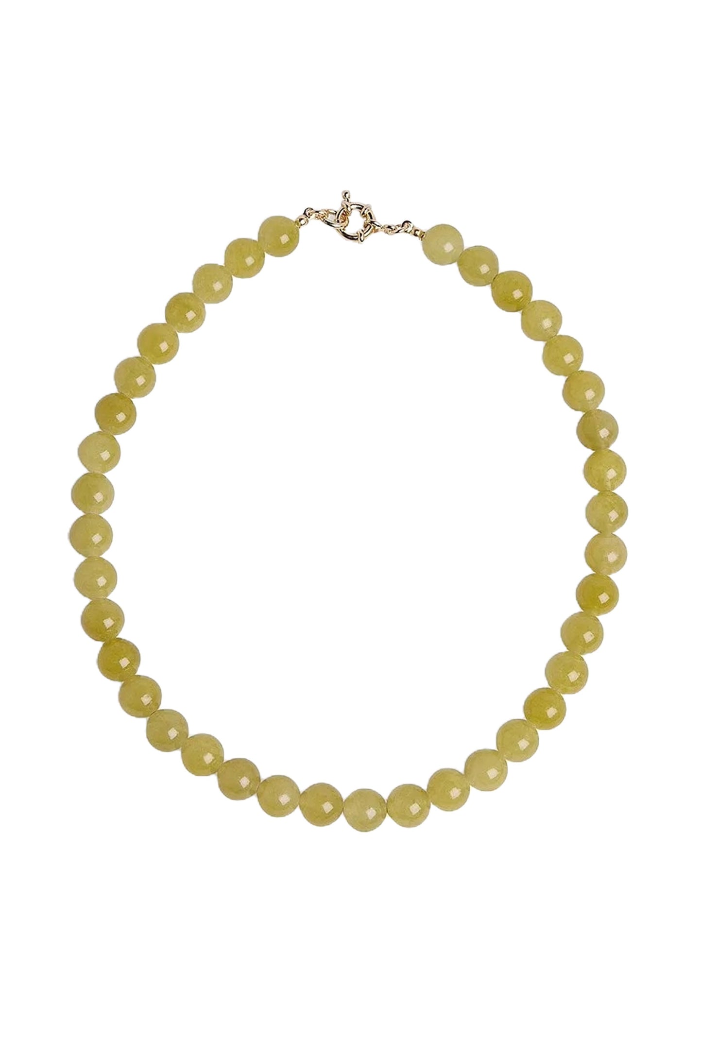 Colored Stone Bead Necklace
