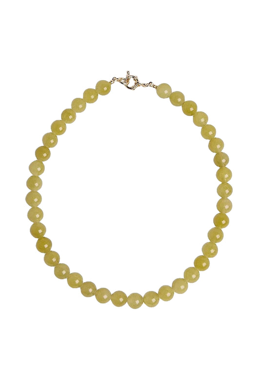 Colored Stone Bead Necklace