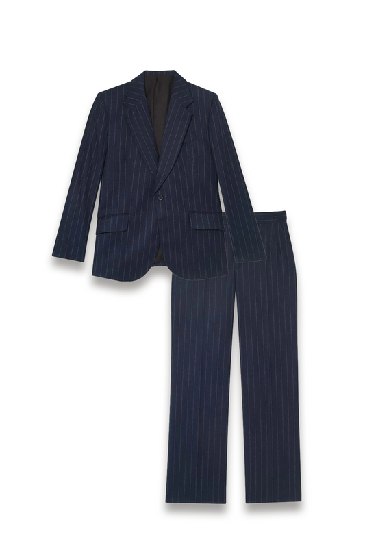 The Pinstripe Suit Jacket and Trousers