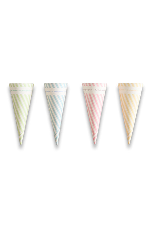 Pack of Striped Ice Cream Cone Sleeves (Pack of 16)