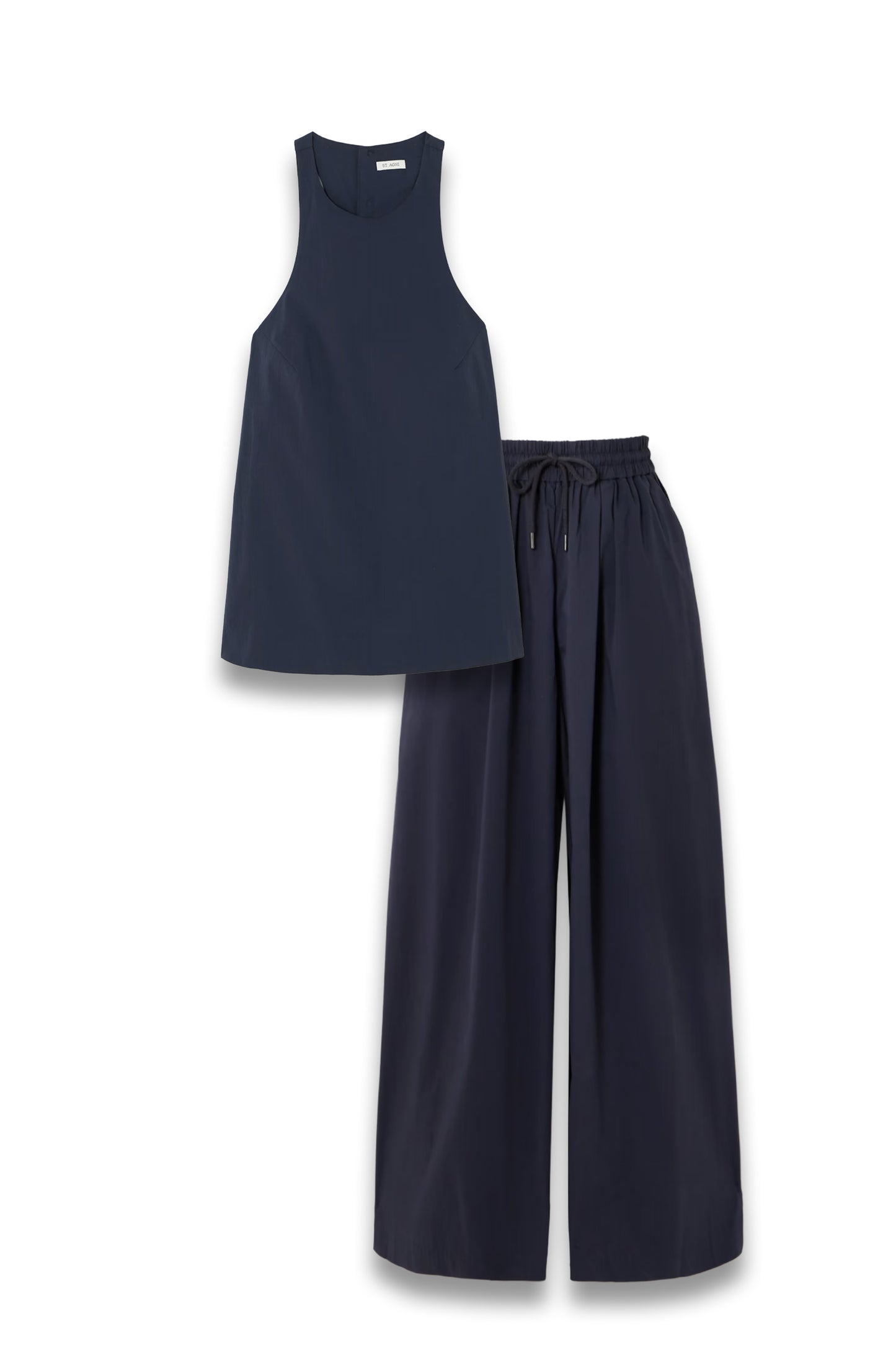 Cotton-Blend Poplin Co-Ord