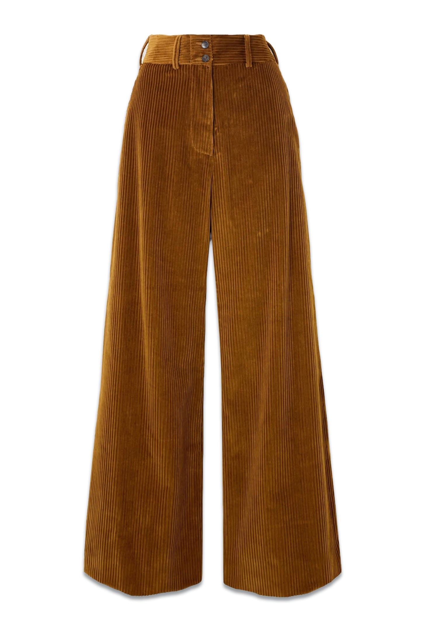 Cotton-corduroy Wide-leg Pants