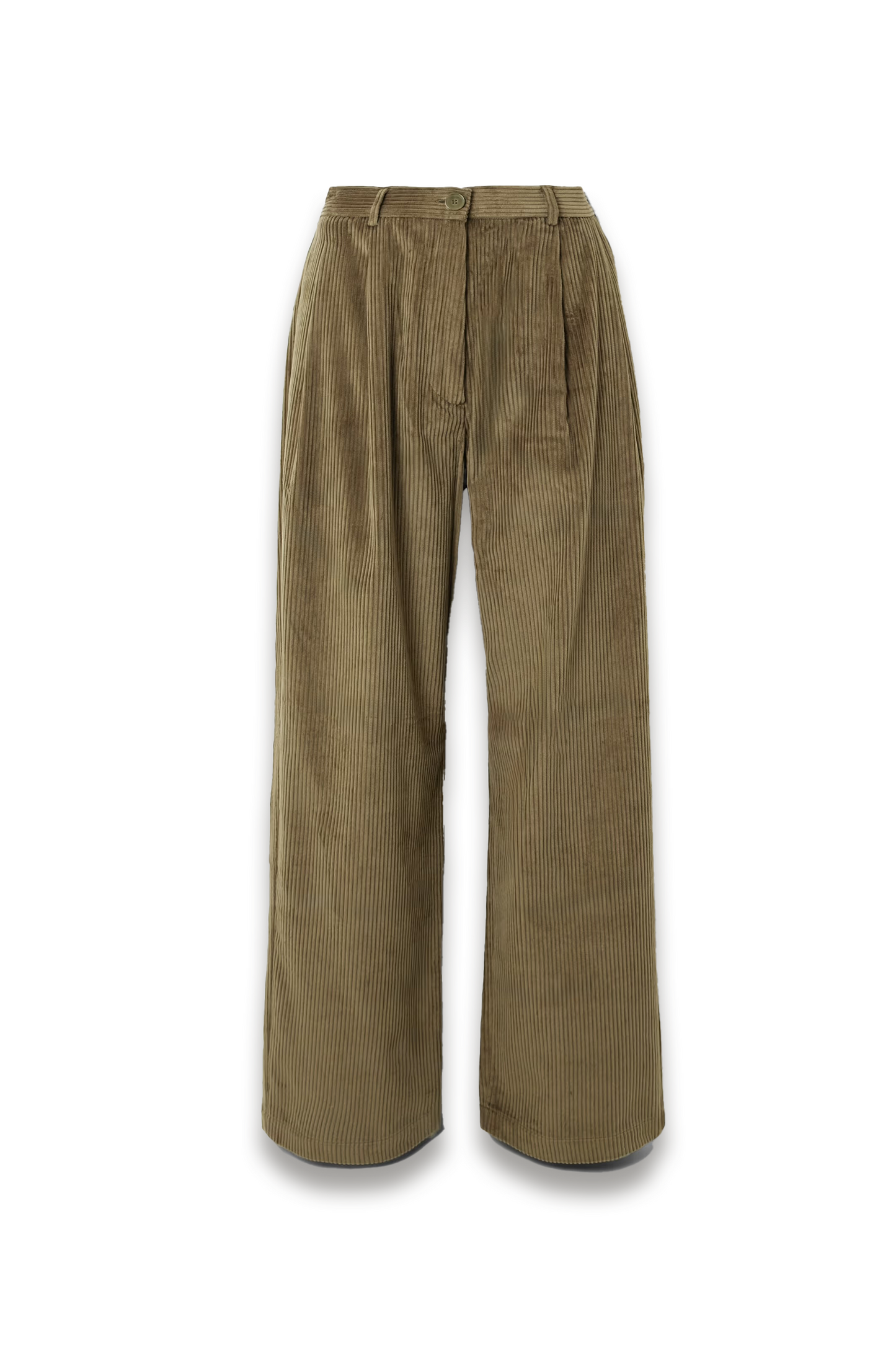 Norstrand Pleated Cotton-corduroy Straight-leg Pants