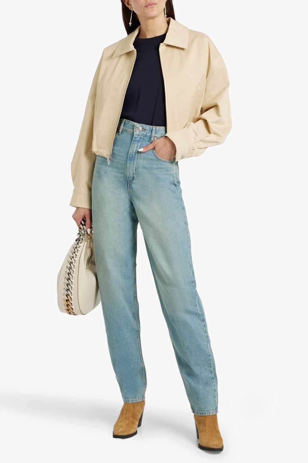 Corsy High-rise Tapered Jeans