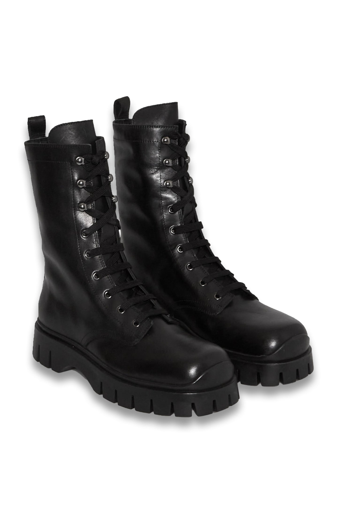 Chunky Lace-Up Boots