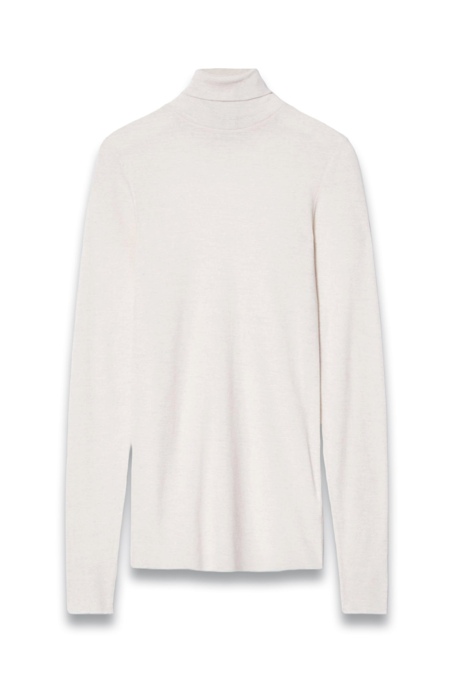 Slim-Fit Merino Wool Turtleneck Top