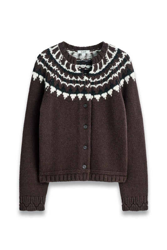 Fair Isle Wool-cashmere Cardigan