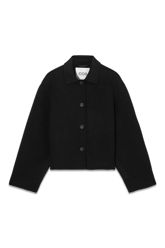 Boxy Double-faced Wool Jacket