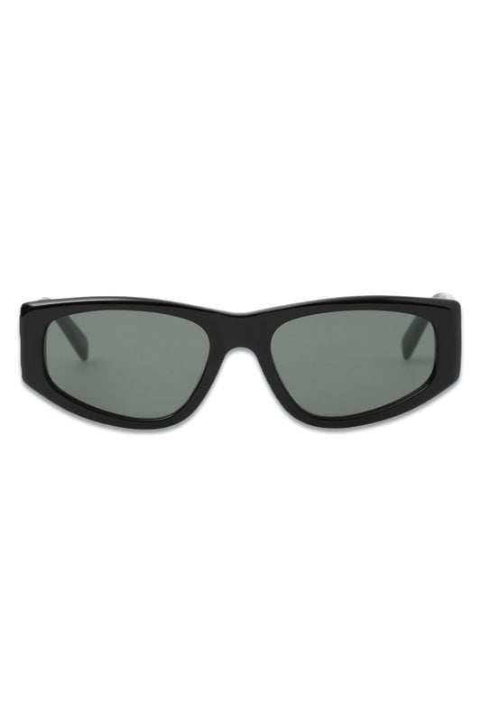 Sporty Rectangle-frame Sunglasses