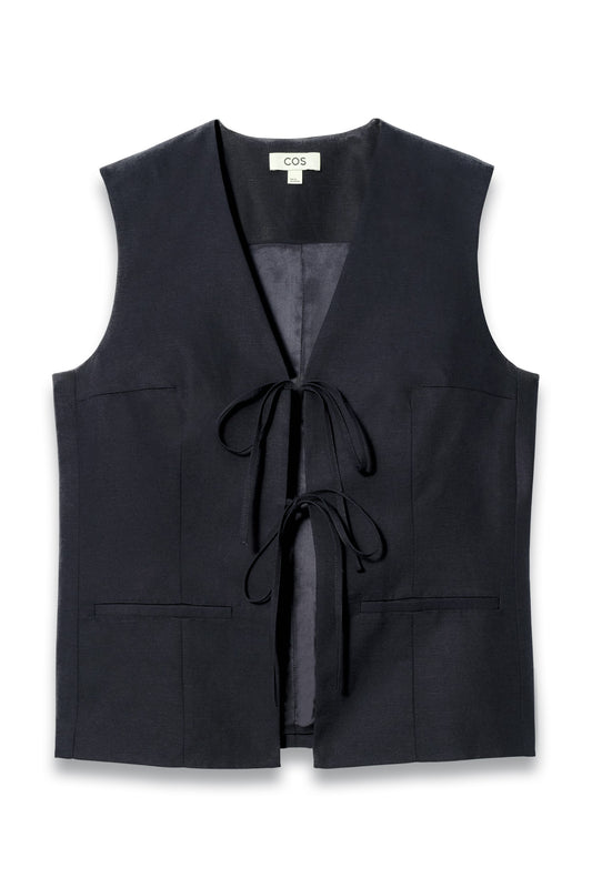 Tie-Front Waistcoat